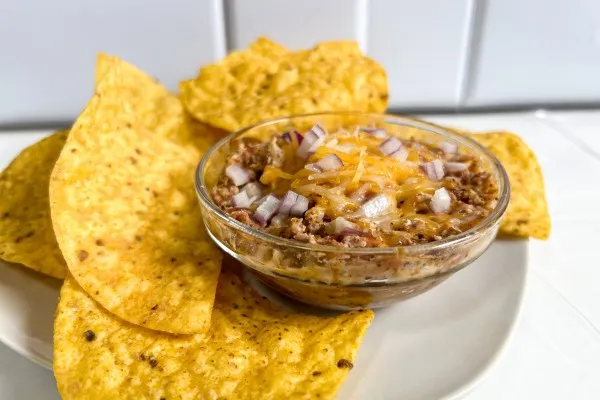 Chili'li fasulye ezmesi