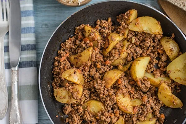Dana eti ve patates