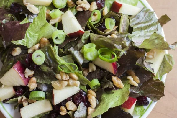 Elmalı turna yemişli salata