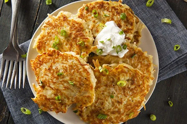Fırında patates pankeki