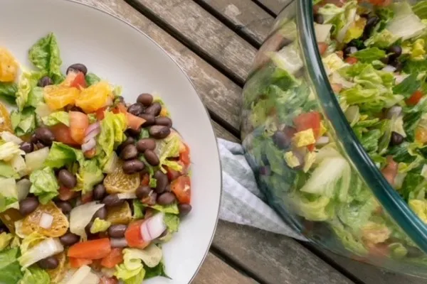 Karayip fasulye salatası