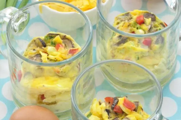 Kupada sebzeli omlet