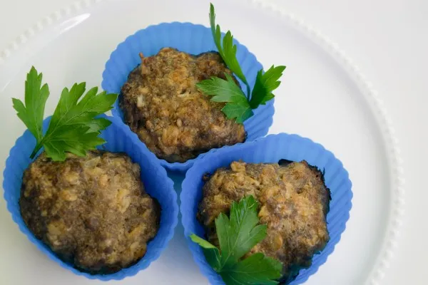 Lezzetli köfte muffinleri