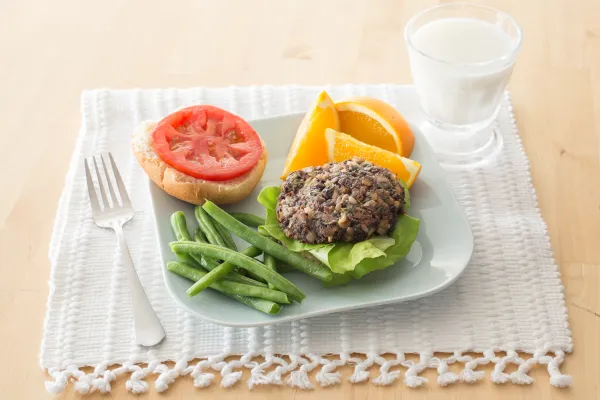 Siyah fasulye burgeri